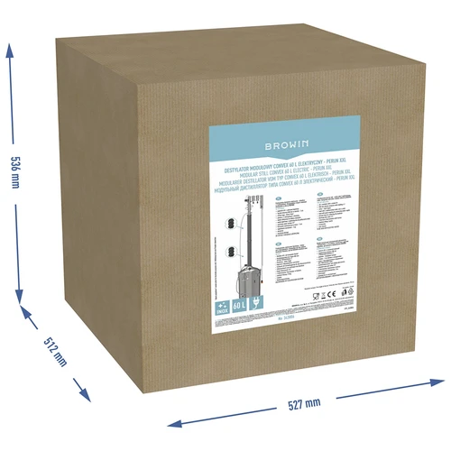 Destilador hawkSTILL 1.0 CONVEX 60L-ELÉCTR. PERUN - 17