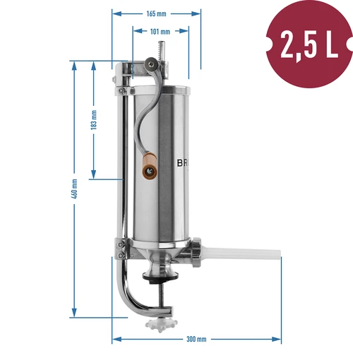Embutidora vertical 2,5 kg - 10