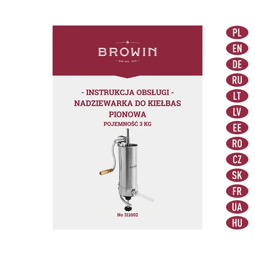Embutidora vertical 3 kg - 8