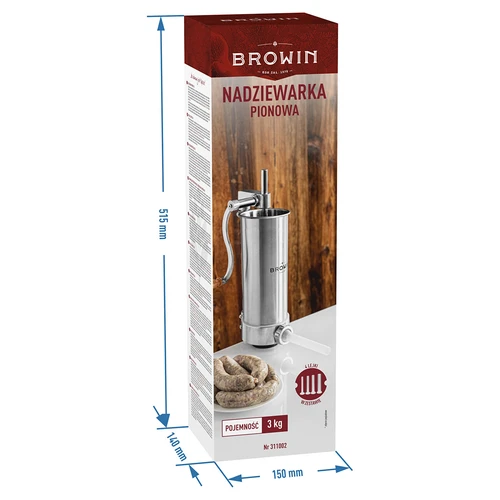 Embutidora vertical 3 kg - 10