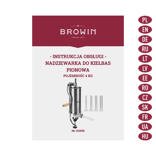 Embutidora vertical de 4 kg - 9