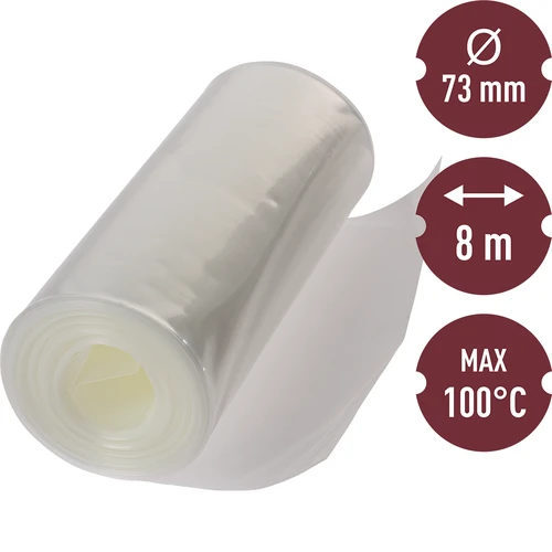 Envoltura de poliamida para embutidos 8m-fi73mm, 100°C - 2