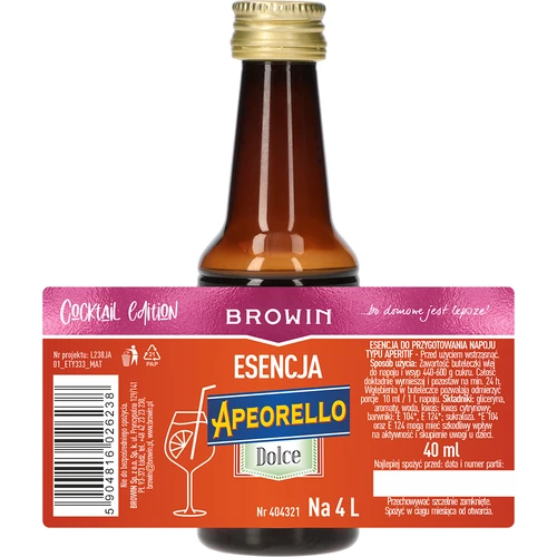 Esencia Apeorello Dolce para 4 L, 40 ml - 4