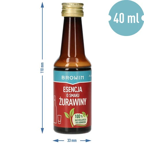 Esencia con sabor a arándano rojo para 4 L - 40 ml - 8
