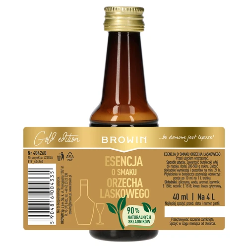 Esencia con sabor a avellana para 4 L - 40 ml - 7