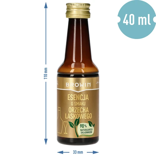 Esencia con sabor a avellana para 4 L - 40 ml - 8