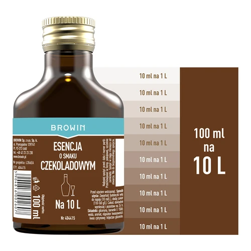 Esencia con sabor a chocolate para 10 L - 100 ml - 4