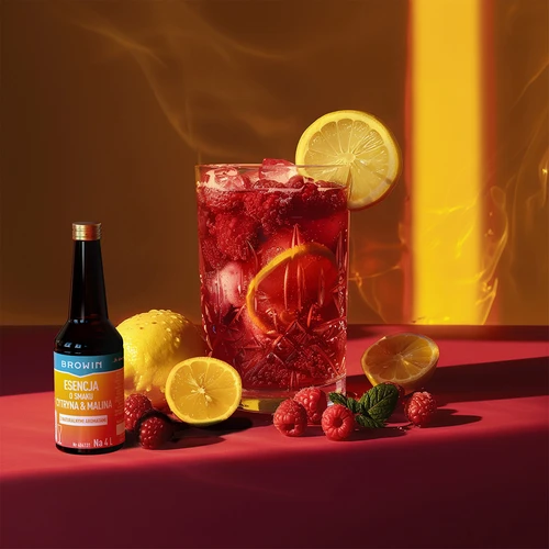 Esencia con sabor a limón y frambuesa 40 ml - 8