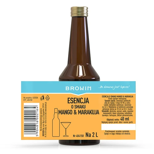 Esencia con sabor a mango y maracuyá para 2L - 40ml - 5