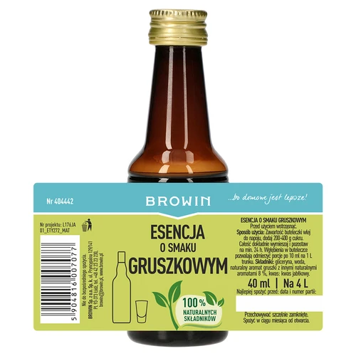 Esencia con sabor a pera - licor de pera, aromatizante 40 ml - 5