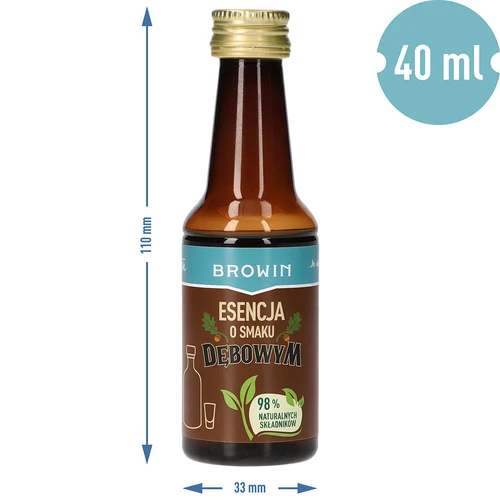 Esencia con sabor a roble, con aroma y extracto natural - 40 ml para 4 L - 8