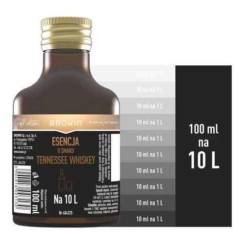 Esencia con sabor a Tennessee Whiskey para 10 L - 100 ml - 5