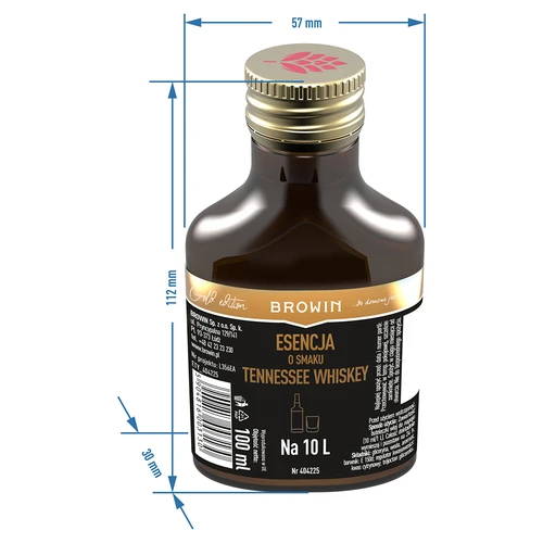 Esencia con sabor a Tennessee Whiskey para 10 L - 100 ml - 6
