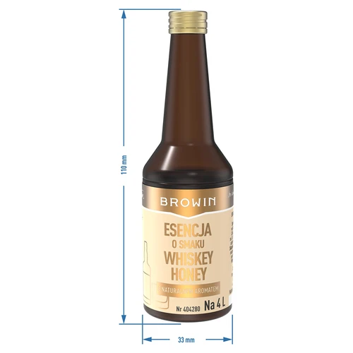 Esencia con sabor a Whisky Honey para 4 L - 40 ml - 8