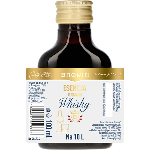 Esencia con sabor a whisky para 10 L, 100 ml - 4