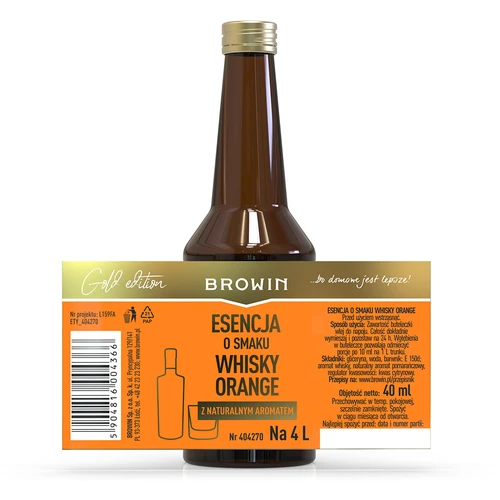 Esencia con sabor a Whisky Orange para 4 L - 40 ml - 6