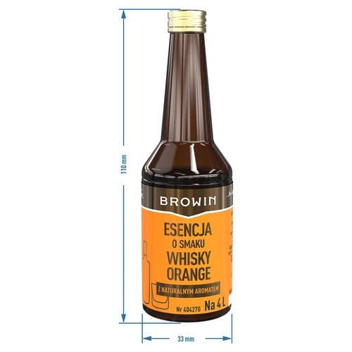 Esencia con sabor a Whisky Orange para 4 L - 40 ml - 8
