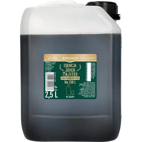 Esencia Jänek Majster, 2,5 L para 250 L de bebida terminada