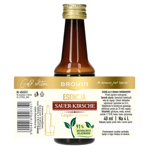 Esencia Sauer-Kirsche – Cereza Pura, 40 ml, para 4 L - 5