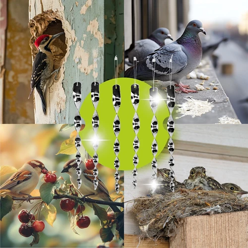 Espirales reflectantes que ahuyentan aves - 6