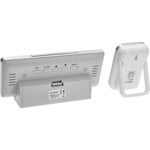 Estación meteorológica RCC, DCF–electr sin cable sensor blanco - 4