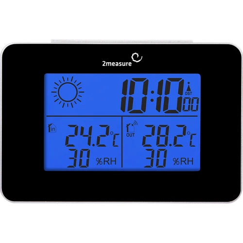 Estación meteorológica RCC–electr sin cable sensor negro - 9