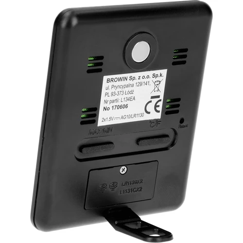 Estación meteorológica – sin cables, negra - 3