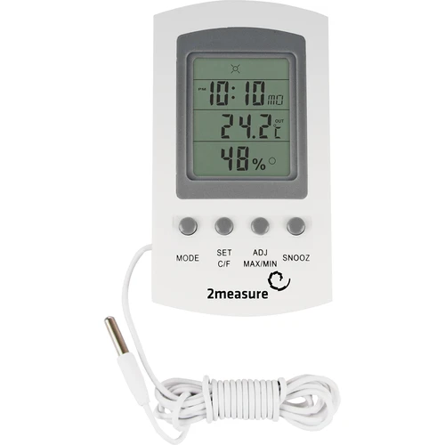 Estación meteorológica – sonda electrónica blanca