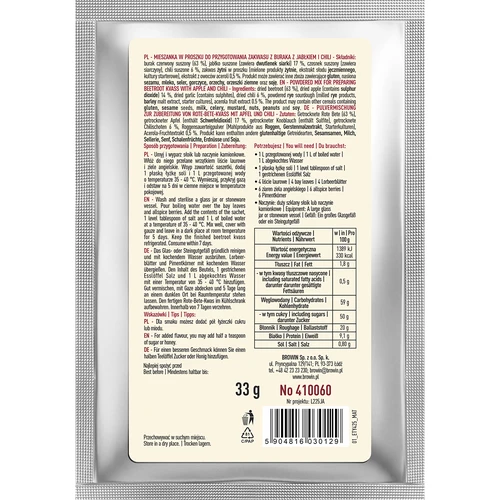 Fermento de remolacha en polvo, manzana - chile, 36 g - 2