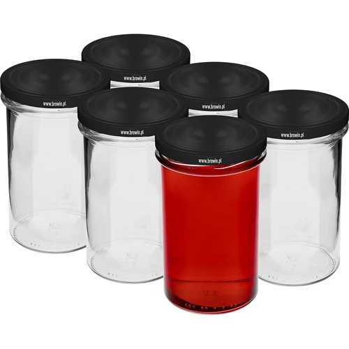 Frasco recto 545ml con tapa negra fi82 - 6 unidades - 2
