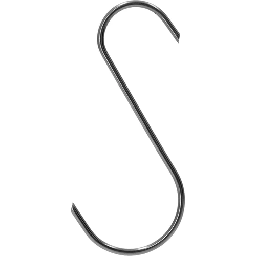 Ganchos para ahumado - en S, biselados 45°, 4 mm x 150 mm, 5 uds. - 4