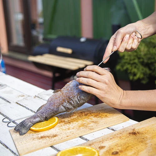 Ganchos para ahumador - para pescado - ATORNILLABLES – 5 piezas - 3