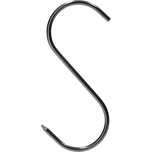 Ganchos para ahumar - en S, afilados, 3 mm x 100 mm, 5 uds. - 4