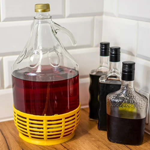 Garrafa Dama 5L con cesta y tapa - 3