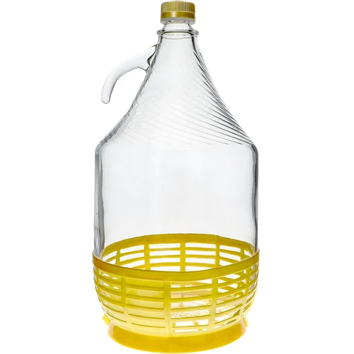 Garrafa Dama 5L con cesta y tapa