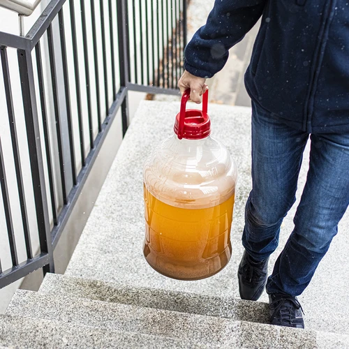 Garrafa para vino ligera, irrompible, con asa, 15L - 15