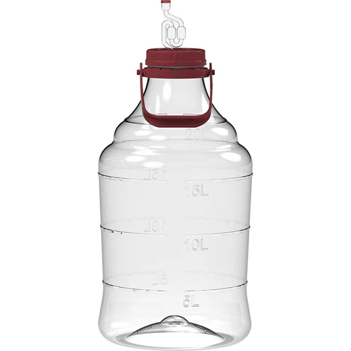 Garrafa para vino ligera, irrompible, con asa, 20L