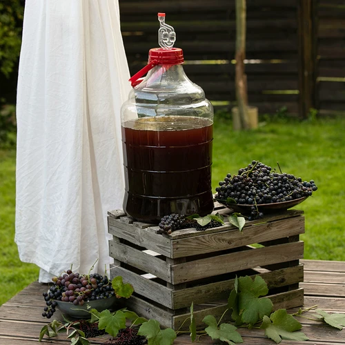 Garrafa para vino ligera, irrompible, con asa, 25L - 8
