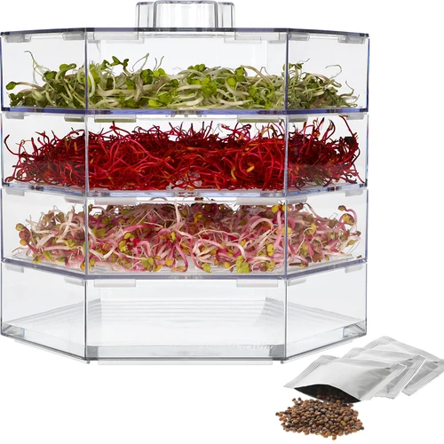 Germinador de varios niveles Niezłe Ziółko + semillas