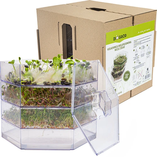 Germinador de varios niveles Niezłe Ziółko + semillas - 20