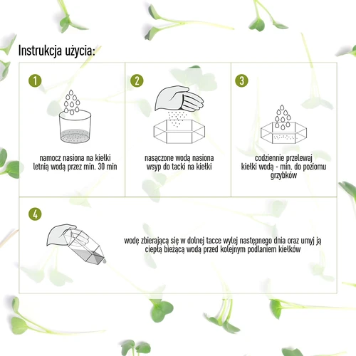 Germinador de varios niveles Niezłe Ziółko + semillas - 10