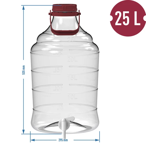 Globo de 25L con asa y grifito - 12