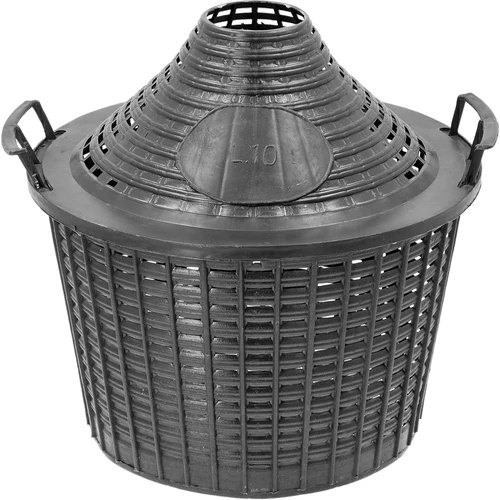 Globo para vino 10L en cesta de plástico - 4