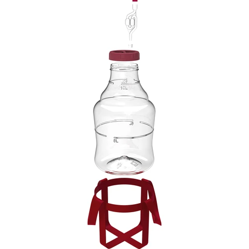 Globo para vino ligero, irrompible, con correas, 10L - 2