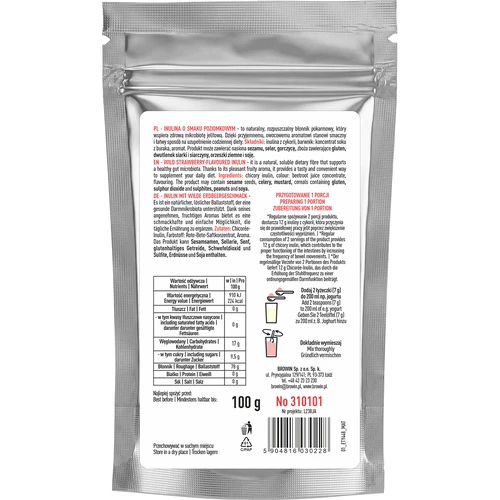 Inulina con sabor a fresa silvestre, 100 g - 2