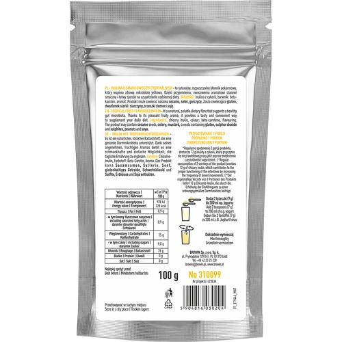 Inulina con sabor a frutas tropicales, 100 g - 2