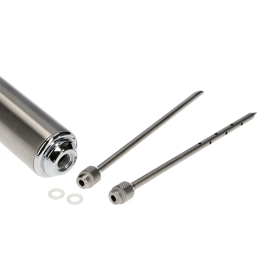 Inyector de acero inoxidable 60ml + 2 agujas - 4