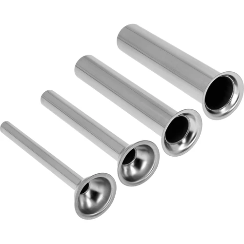 Juego de embudos de acero inoxidable para embutidoras verticales Browin de 3, 5, 7 L, 4 piezas - 2