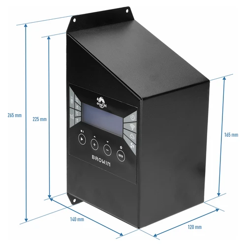 Kit de módulos eléctricos con controlador Wi‑Fi – dragON IQ 1,5 kW, para ahumadores de jardín - 4