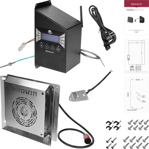 Kit dragON para ahumador - módulos IQ con Wi-Fi y generador de humo JET 2 LONG con cajón de cenizas - 2